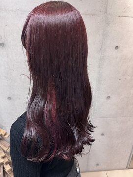 アチーブティルスマートサロン 豊川末広通店(achieve till Smart Salon) イヤリングレッドカラー