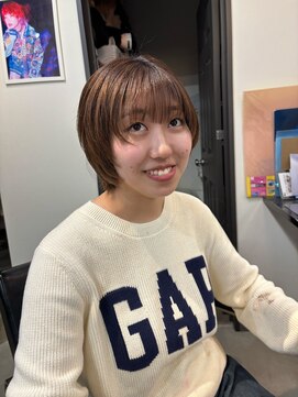 ラック 津田沼(LUCK) ウルフレイヤー/ケアブリーチダブルカラーインナーカラー