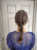 アロマ ヘアー ルーム 新宿3号店(AROMA hair room)&nbsp;パーティー/お呼ばれ/結婚式/二次会/ローポニーテール/シニヨン