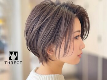 心斎橋ジエクト 白髪ぼかしハイライト/脱白髪染め/ショート/ショートカット/前髪