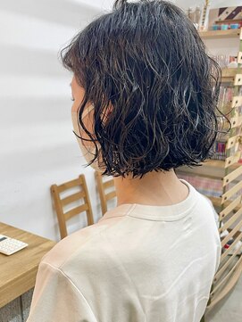 キューズ クラブ(cuz KLUB) ウェーブパーマボブ