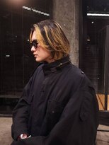 ブロック ジャポン(bloc japon)&nbsp;ランダムハイライトのメンズのミディアムボブ