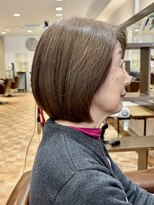 アイニ 河内小阪店(aini)&nbsp;白髪染め/白髪ぼかしハイライト/ショート/ショートボブ30,40,50