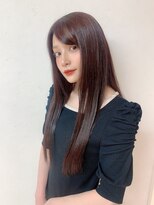 シエ バイ ケンジ 湘南台(sie by KENJE)&nbsp;ミルクティーブロンド/ダークブルー/デジタルパーマ/湘南台