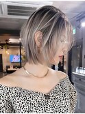 白髪隠せるホワイトミルクティーハイライト