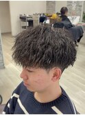 ツイスパ/メンズパーマ/メンズマッシュ/伏見桃山メンズ