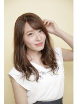 ルルディ バイ アフロディーテ銀座(luludi by APHRODITE)&nbsp;前髪/マチルダボブ/ピンクベージュ/インナーグレージュ/銀座