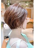 ふんわりショート リアルカット パーマ ユーレルム新宿 川田