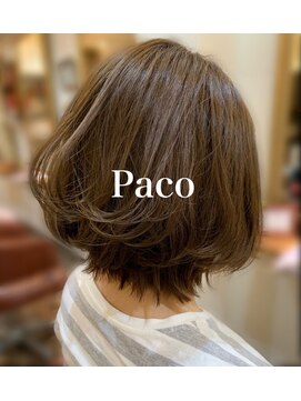 ヘアーズファクトリー パコ(Hair's factory Paco) くびれボブスタイル