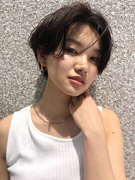 ファースト 仙台店(first) 【松根ボブショート】王道センターパートマッシュショート◎30代