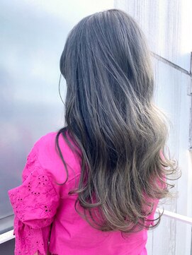 アイティー バイ アルバム 浦和店(IT by ALBUM) ブルージュロング_ハイライトカラーオリーブカラー_ba243032