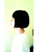 シンプルラウンドボブ