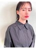 【メンテに】カット＋リタッチカラー＋トリートメント◆マイクロバブル付