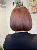 アースカラー ボブスタイル