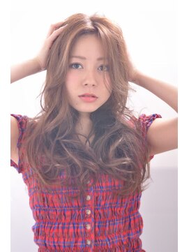 アディクト 東陽町西口(addict) 韓国レイヤーロング＿グレージュ＿アッシュベージュ［東陽町]