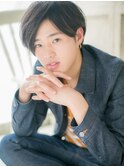 mod's姪浜/オリーブグレージュアップバングおしゃれショートg