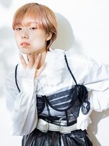 イーストハムヘッドショップ(EAST HAM head shop) ワイドバング×ピーチブラウン