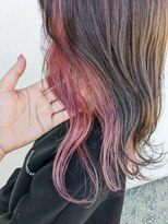 アイム(aim) 【hair design aim】イヤリングカラー×PINK！