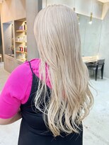 ロンドワン 三宮元町(Lond one)&nbsp;ハイトーン！ブリーチ/ダブルカラー×韓国★レイヤーロング
