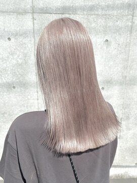 フリーラ 横浜(freera) 黒髪/グレーベージュ/レイヤーロング/前髪パーマ[横浜駅]