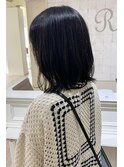 Ratuna【西宮北口】外ハネミディ☆暗髪で可愛いエアリー感☆