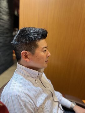 ヘアモード キクチ 銀座店 メンズビジネスショート刈り上げ〈理容室〉