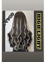 ヘアーサロン アモル(HAIR SALON Amor)&nbsp;ハイライトレイヤーカットエクステイルミナカラー縮毛矯正