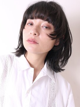 ヨファ ヘアー 芦屋店(YOFA hair) 似合わせ姫カットソフトカール外ハネセミディ0602