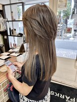 インパークス 竹ノ塚店(INPARKS)&nbsp;ウルフcut×グレージュカラー