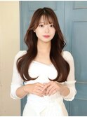 レイヤーカット　髪質改善　韓国　顔まわりカット
