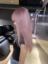 ペレ 栄店(PELE)&nbsp;前髪/アンブレラカラー/こなれミディ/イメチェン/ウェーブパーマ