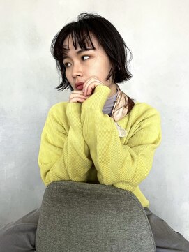 エミス バイ メルト 吉祥寺(emis by melt) 【吉田江梨】大人可愛いボブショートこなれ感外はね10代20代