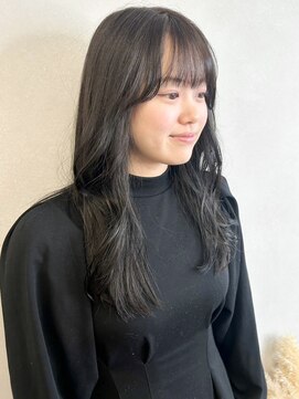 ミュラ(mulah) 透明感カラーラベンダーグレージュ＊顔まわりレイヤーカット