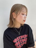 クリアベージュインナーカラー kisai BUZZ＊ 西川史浩