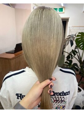 アル 心斎橋(alu) オリーブグレー/小顔に見せるヘア/ココアベージュ