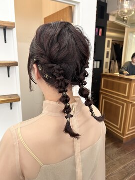 メイクス 表参道(MAKE'S omotesando) 【堀口】ぽこぽこツイン×金箔アレンジ