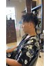 (男性カット＋眉カット付)毛穴すっきり炭酸シャンプー付