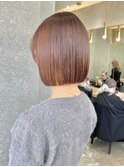 ウェーブミディアム似合わせカットメルティカラーボブ/表参道