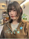 レイヤーカット/ミディアムレイヤーカット/透明感カラー