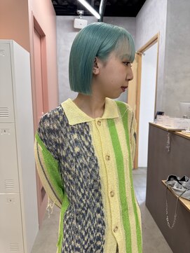 アマーク(a mark) 【松本華】ターコイズカラー bob