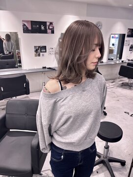 キング 枚方店(K!ng) 縮毛矯正髪質改善ハイライトレイヤーカット枚方美容室エクステ