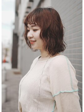 ミューズ バイ ケンジ(MUSE by KENJE) パーマボブスパイラルオレンジツイスパ