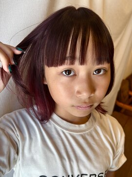 ココカラヘアー ニコ(cococara hair nico) デザインカラー/インナーカラー/ブリーチ/ピンク/レイヤーカット