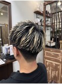 メンズスパイキーカット/スパイキーショート/ハイライト