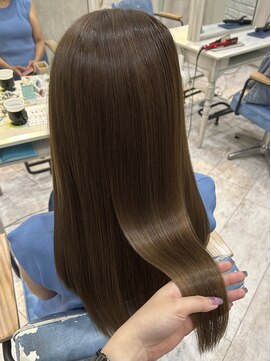 アルーシェ 心斎橋(Alushe) オリーブベージュ×髪質改善カラー