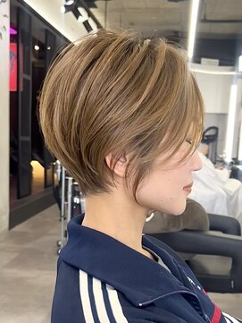ブレス ヘアデザイン(BLESS hair design) 東静岡ショートボブくびれショートイルミナカラー顔周りレイヤー