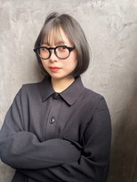 グランドール リュクス(Grandoll Luxe)&nbsp;メガネ／ボブ/内巻き