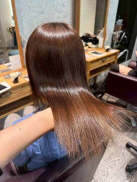 アフィナー(Afinar) 【横浜/横浜駅】艶感UP♪美髪ストレートブラウン