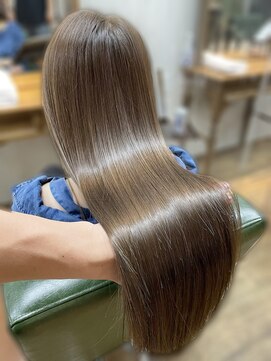 アース 天満橋店(HAIR & MAKE EARTH) 冬の乾燥対策◎髪質改善×潤いミルクティー