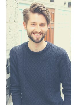 ワースホワイル(WORTH WHILE) くせ毛　外国人風パーマ七三